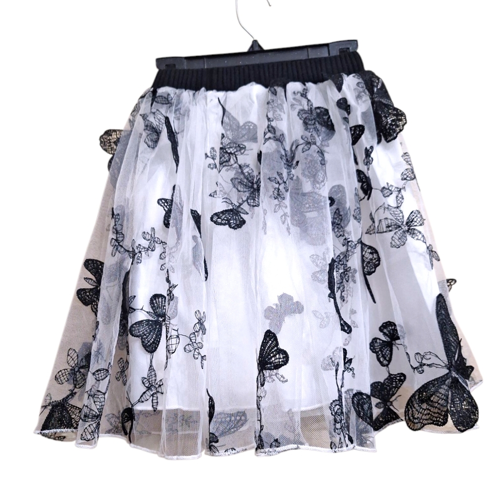 Girls Size 6 Butterfly Lace Skirt NWT - Picture 4 of 7